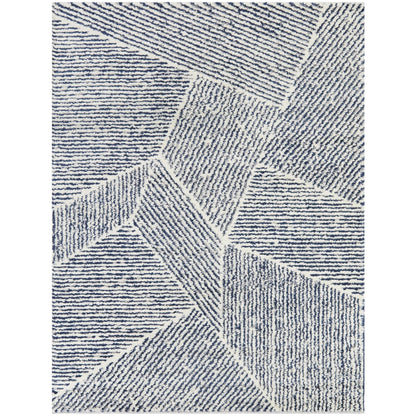 Tapis Larsen moderne à rayures variées