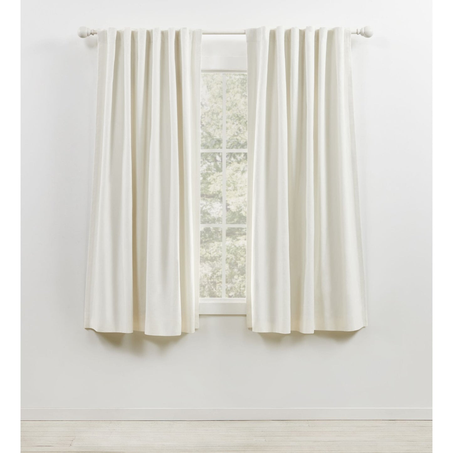 Panneau de rideau occultant Lauren Ralph Lauren Waller à pattes de fixation/pochette pour tringle