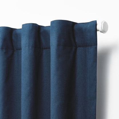 Panneau de rideau occultant Lauren Ralph Lauren Waller à pattes de fixation/pochette pour tringle