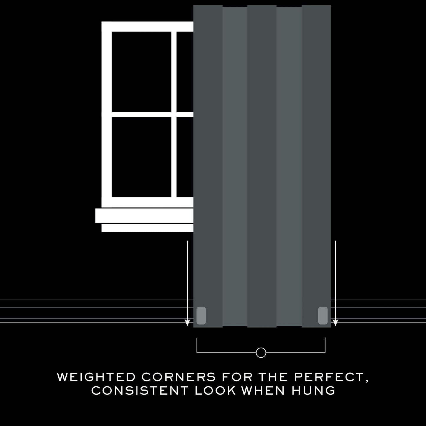 Panneau de rideau occultant Lauren Ralph Lauren Waller à pattes de fixation/pochette pour tringle