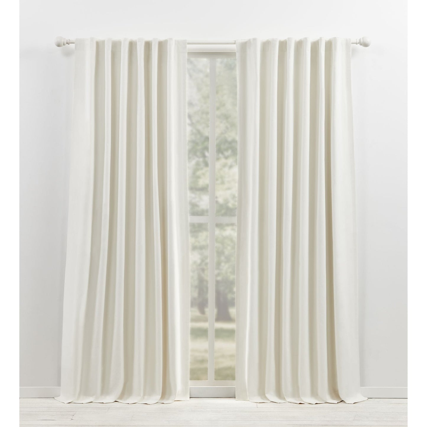 Panneau de rideau occultant Lauren Ralph Lauren Waller à pattes de fixation/pochette pour tringle