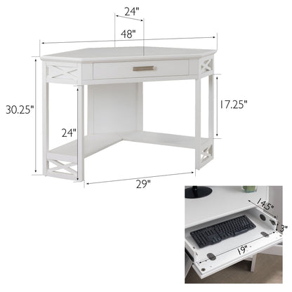 Bureau d'écriture d'angle Leick Home Mission