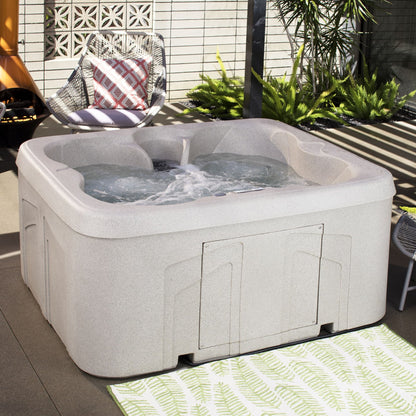 Spa Lifesmart LS100 4 places, 13 jets, 110 V, prêt à l'emploi, avec éclairage LED subaquatique