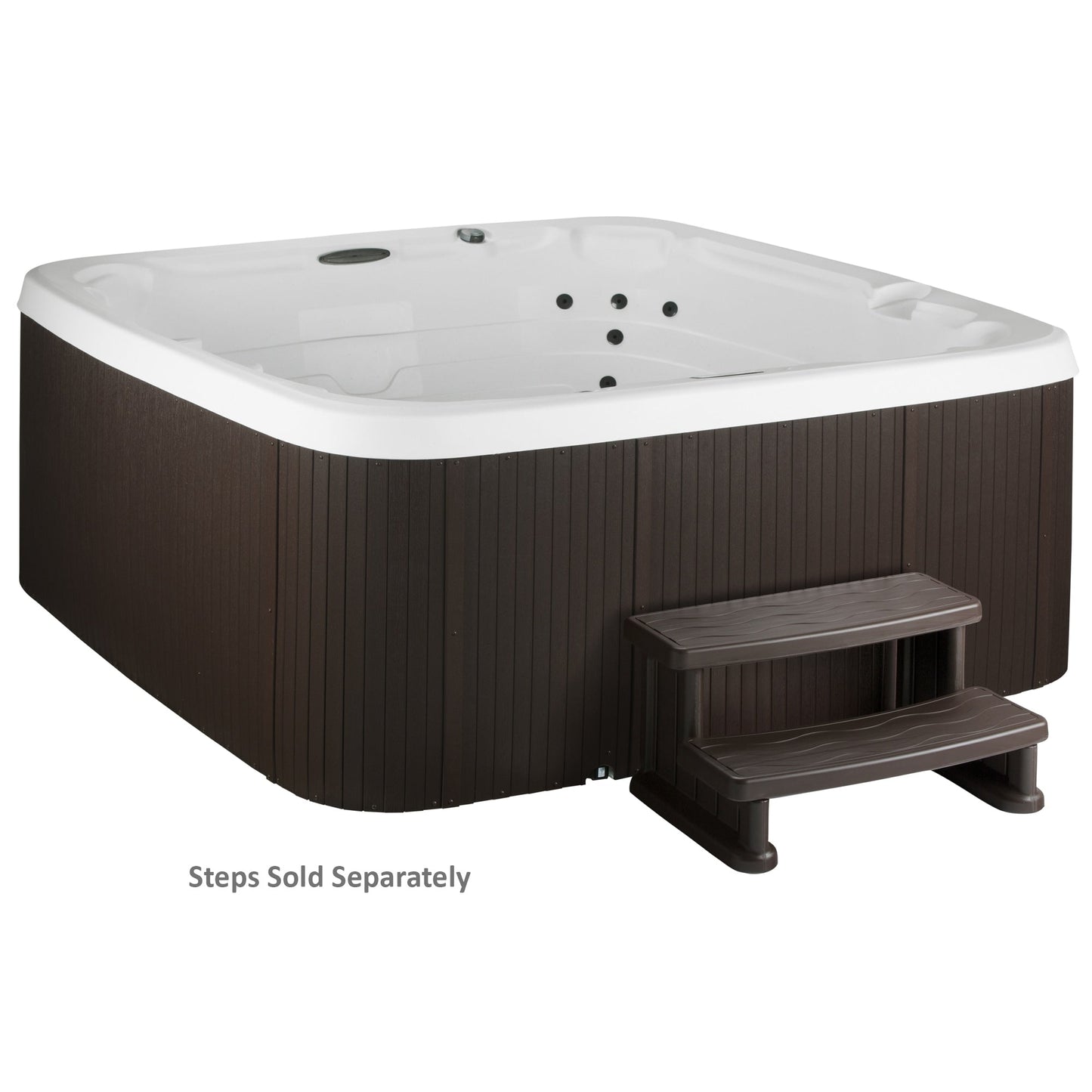 Spa Lifesmart LS450DX 7 personnes, 22 jets, 110 V, prêt à l'emploi, avec cascade