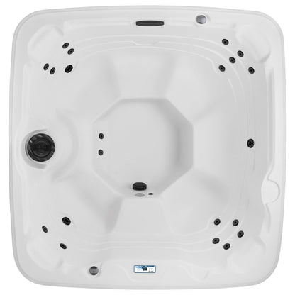 Spa Lifesmart LS450DX 7 personnes, 22 jets, 110 V, prêt à l'emploi, avec cascade