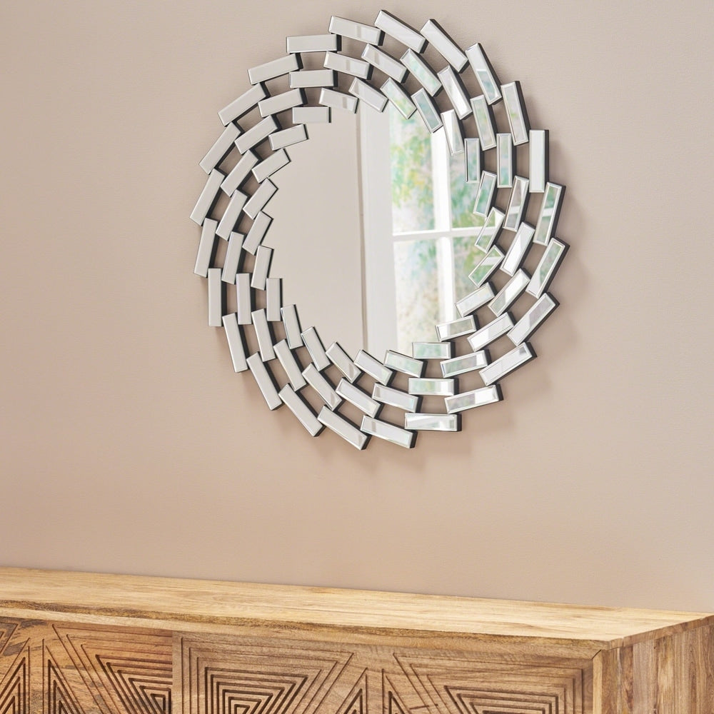Miroir mural Lileas Glam de Christopher Knight Home - Argent