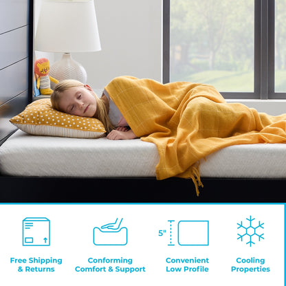 Matelas Linenspa Essentials ActiveRelief en mousse à mémoire de forme et gel de 12,7 cm (5 pouces)