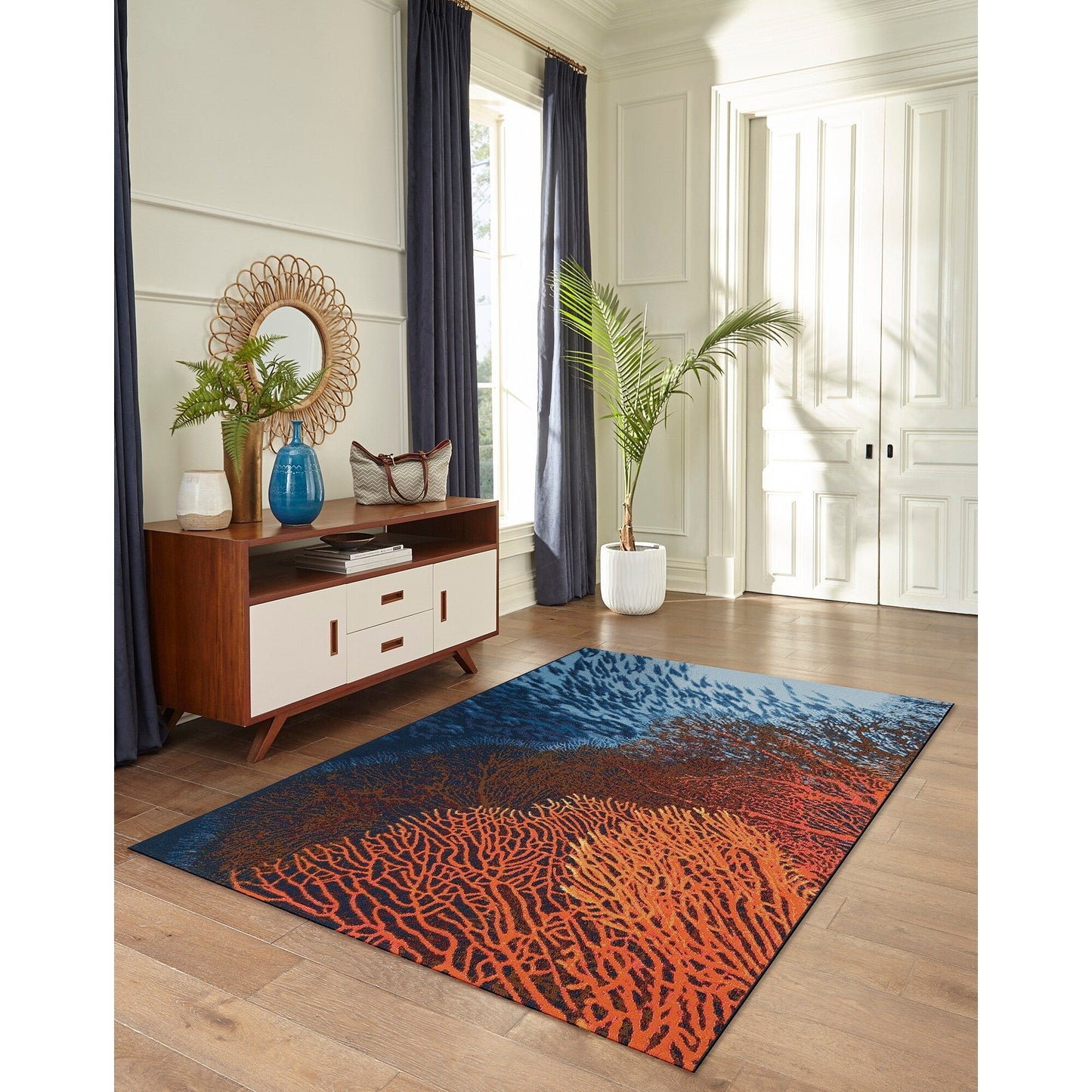 Tapis intérieur/extérieur corail Liora Manne Marina