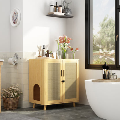 Bac à litière pour chat, meuble pour litière, table d'appoint, canapé, table