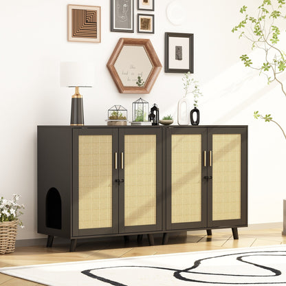 Bac à litière pour chat, meuble pour litière, table d'appoint, canapé, table