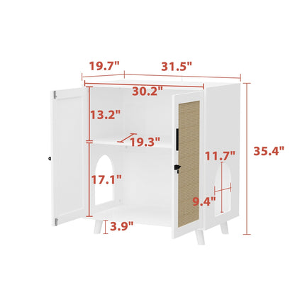Bac à litière pour chat, meuble pour litière, table d'appoint, canapé, table