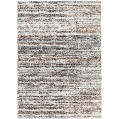 Tapis Livabliss Aliyah Shag minimaliste et abstrait