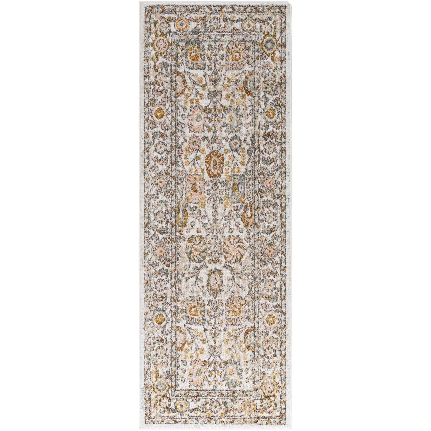 Tapis Livabliss Ankara revisité, motif floral et botanique traditionnel