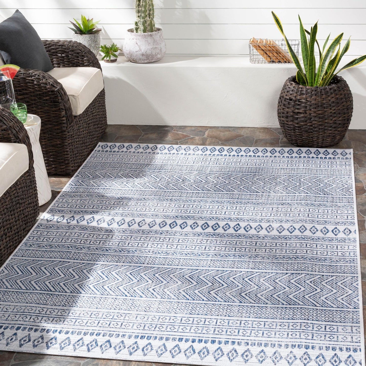Tapis d'extérieur Livabliss Eagean Bohemian Tribal