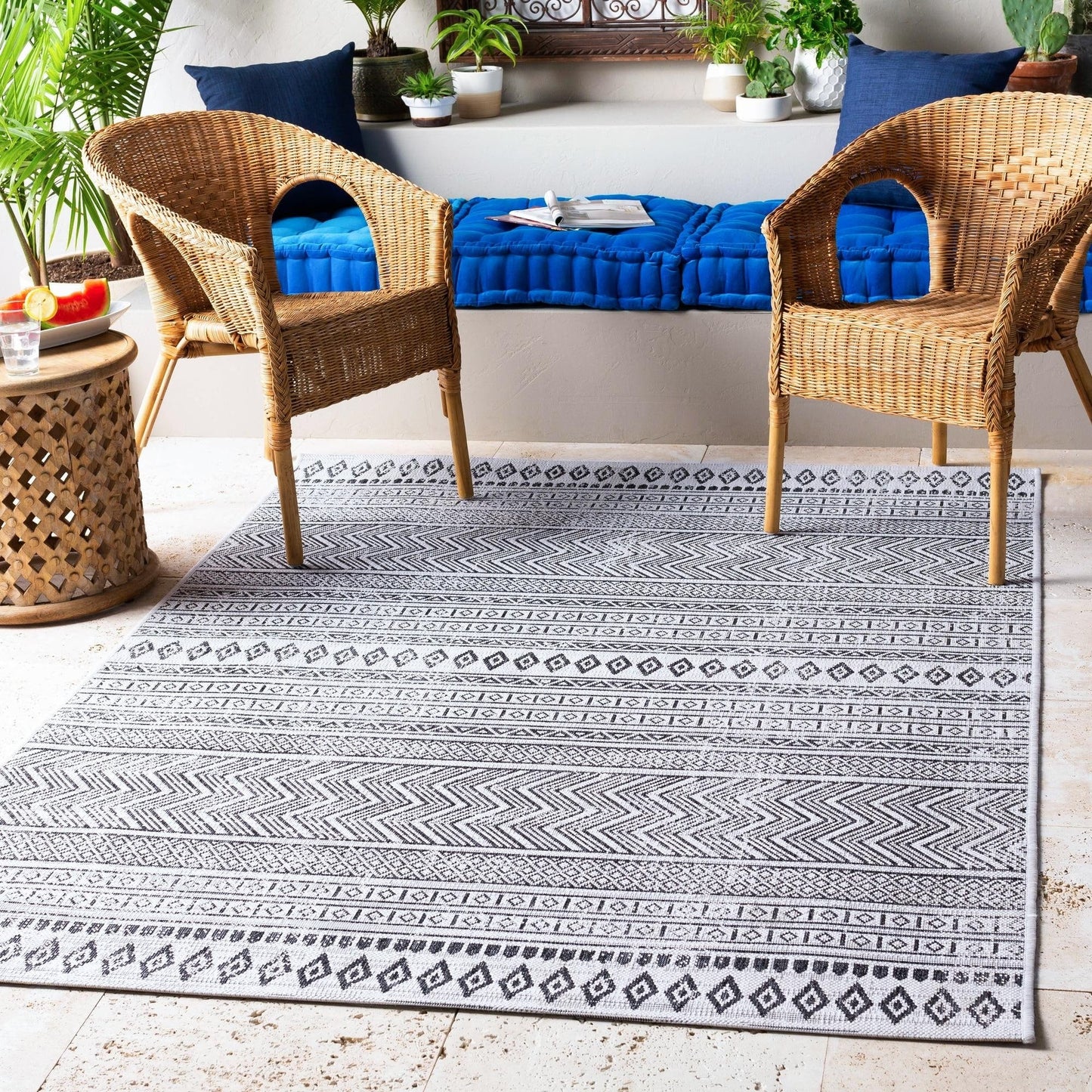 Tapis d'extérieur Livabliss Eagean Bohemian Tribal