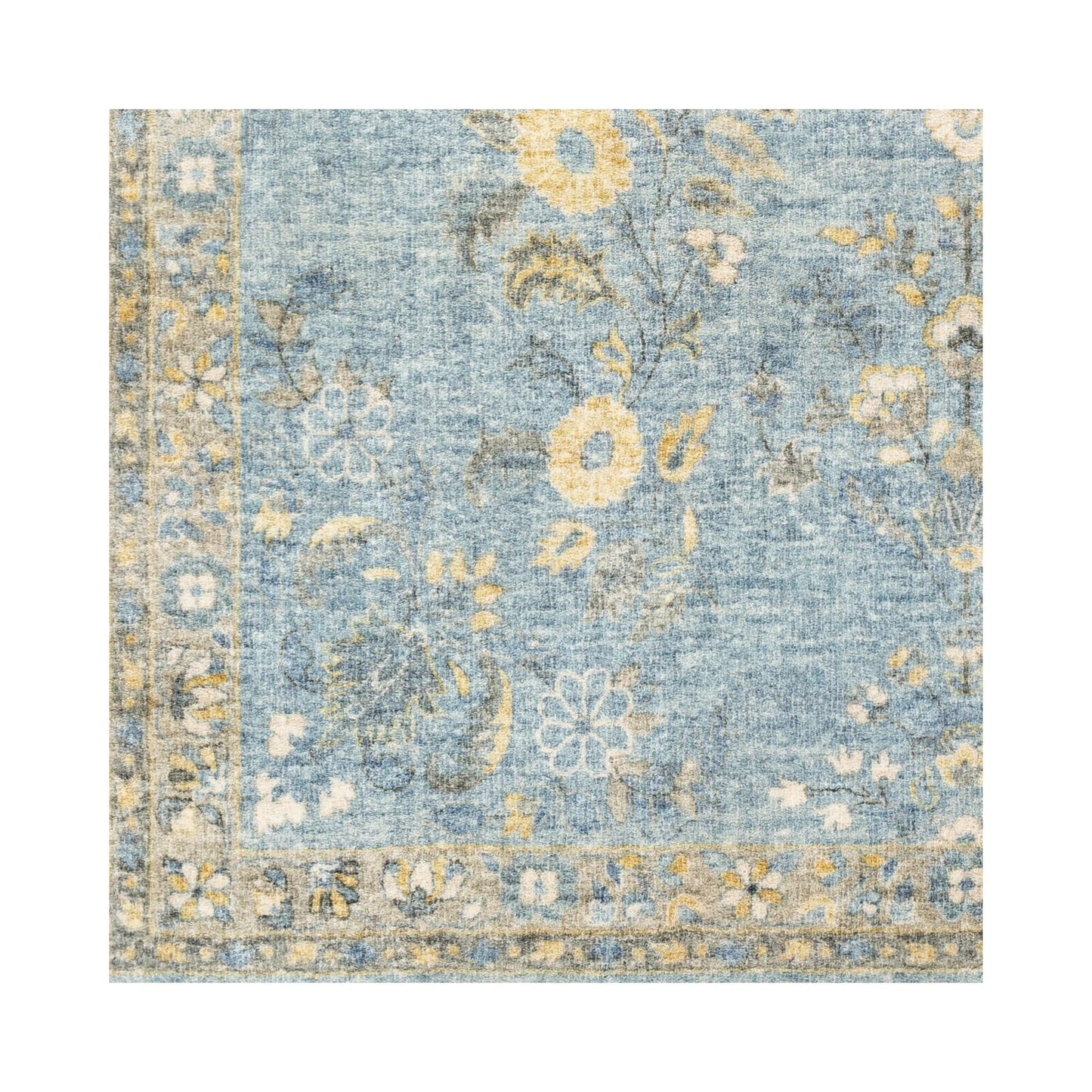 Tapis Livabliss Erin revisité, style traditionnel floral et botanique