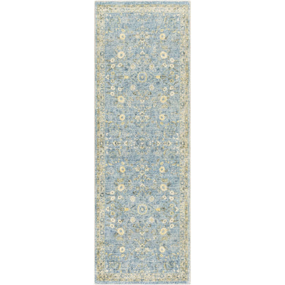 Tapis Livabliss Erin revisité, style traditionnel floral et botanique