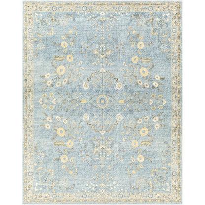 Tapis Livabliss Erin revisité, style traditionnel floral et botanique