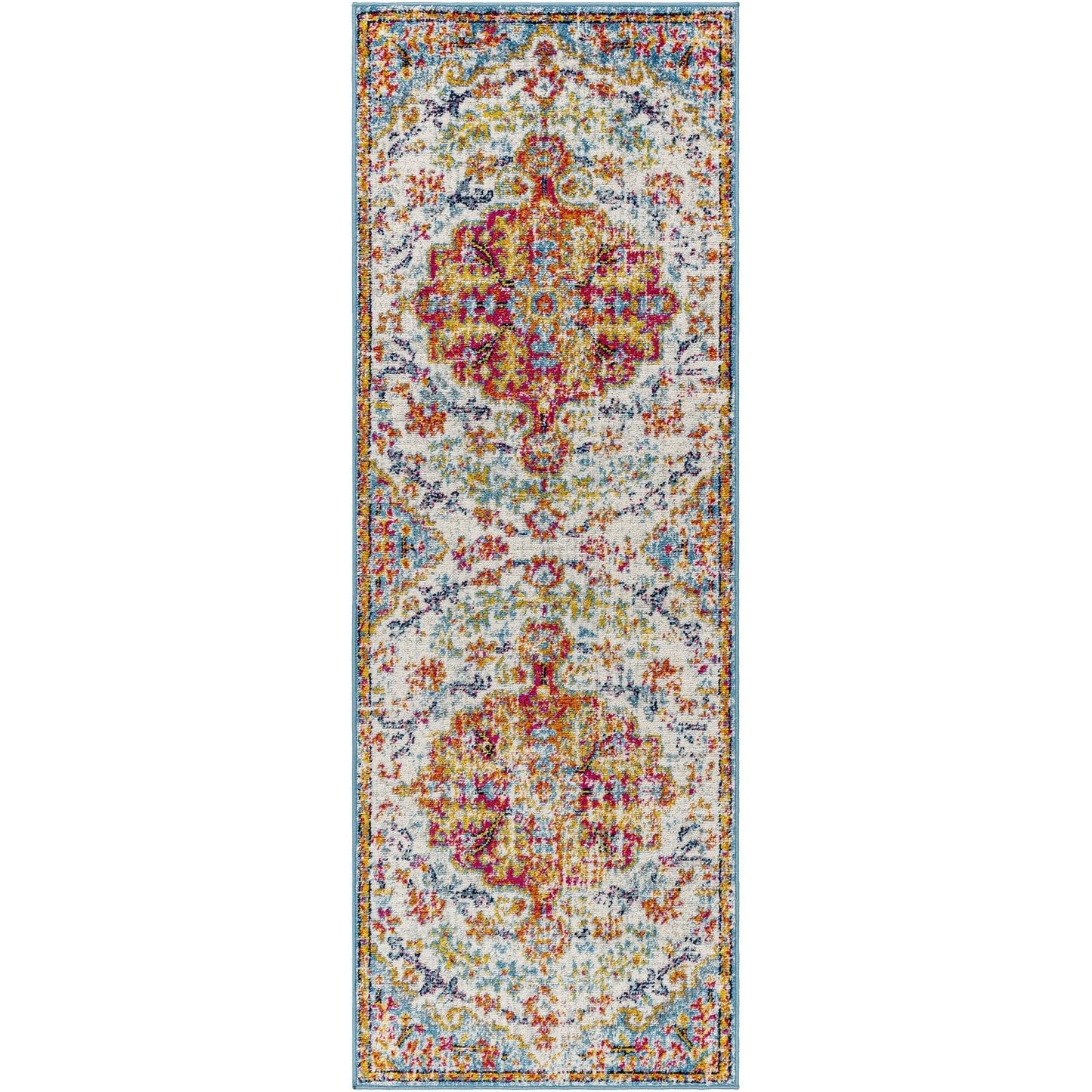 Tapis Livabliss Harput à médaillon traditionnel revisité