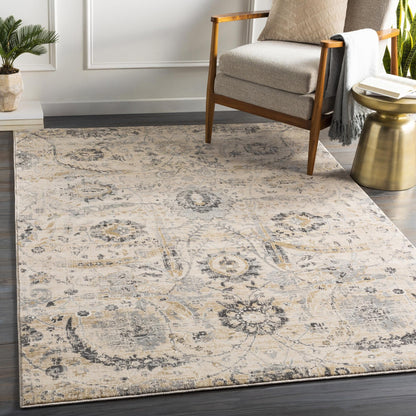 Tapis Livabliss Indigo à médaillon traditionnel revisité