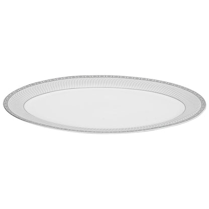 Service de table 57 pièces en porcelaine avec accents argentés Lorren Home Trends