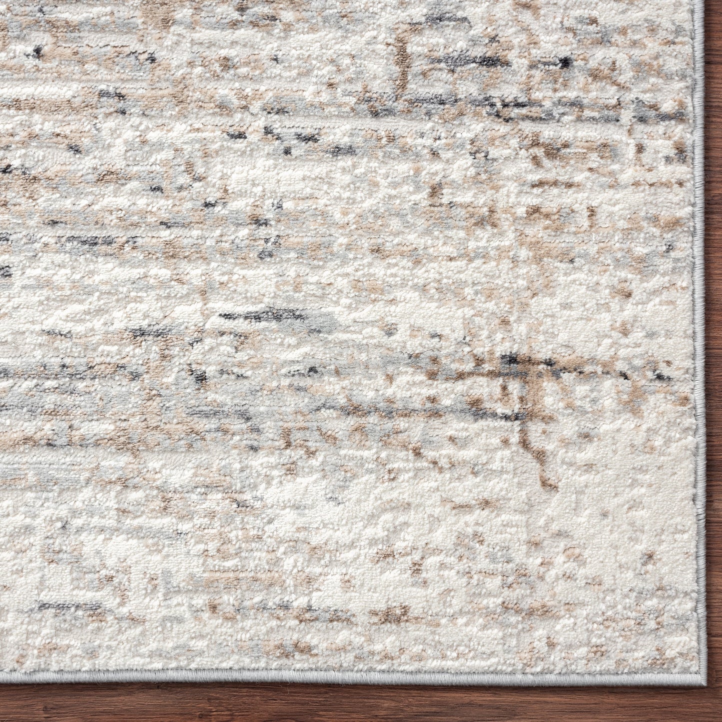 Tapis Lumina à poils longs et courts, style moderne et contemporain, motif abstrait.