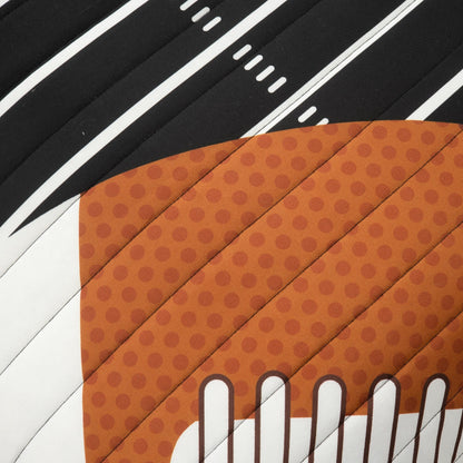 Couette réversible surdimensionnée pour enfants Lush Decor, motif football américain