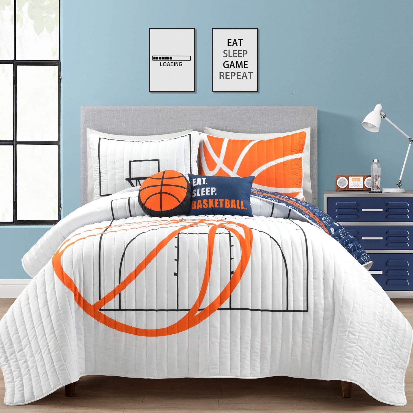 Ensemble de courtepointe Lush Decor Basketball Game