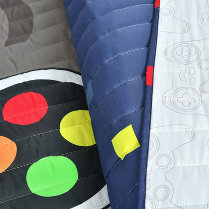 Ensemble de courtepointe 5 pièces pour enfants Lush Decor Jeux vidéo