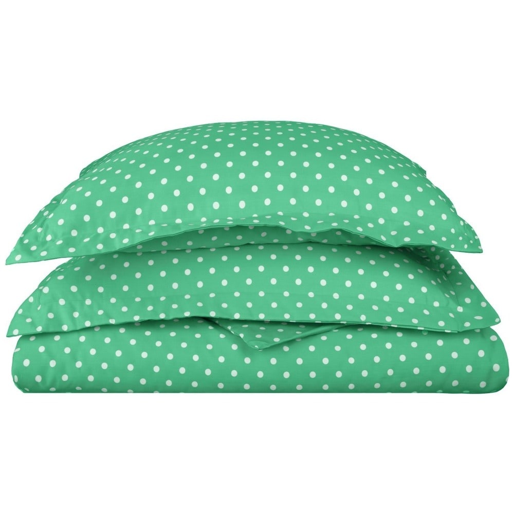 Housse de couette en coton mélangé à pois, 600 fils/cm², qualité supérieure