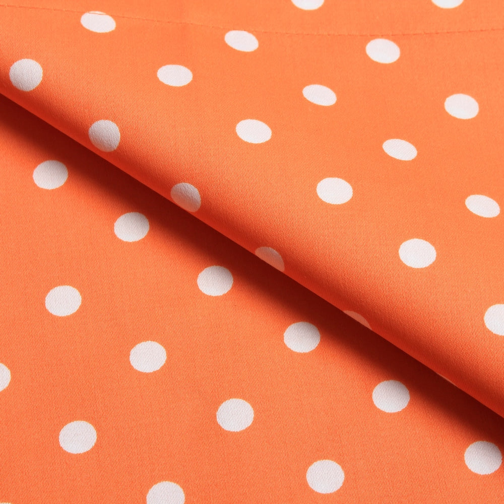 Housse de couette en coton mélangé à pois, 600 fils/cm², qualité supérieure