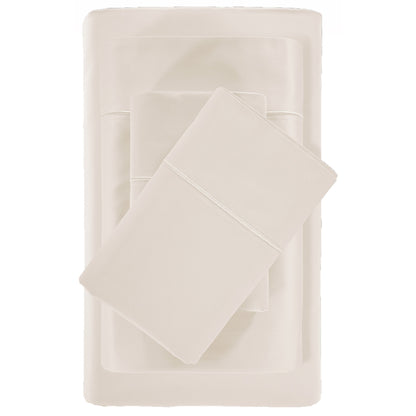 Ensemble de draps de lit ultra doux en satin de coton égyptien de luxe 800 fils.