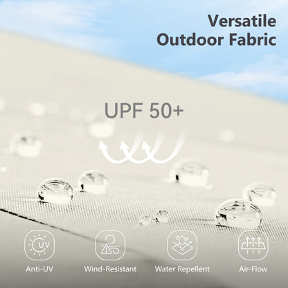 Parasol de terrasse double face extra large de 4 m (13 pi) avec manivelle, MAISON ARTS