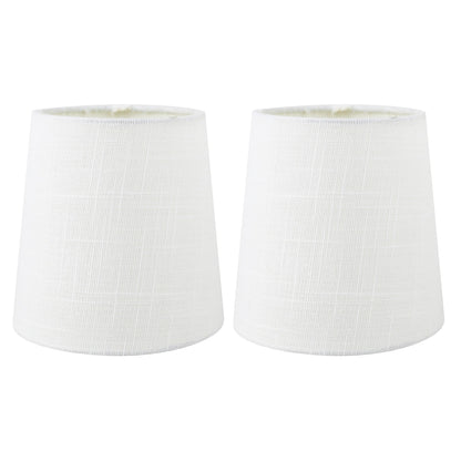 Abat-jour à pince en lin MERIVILLE pour lustre, 10 cm x 12,5 cm x 12,5 cm