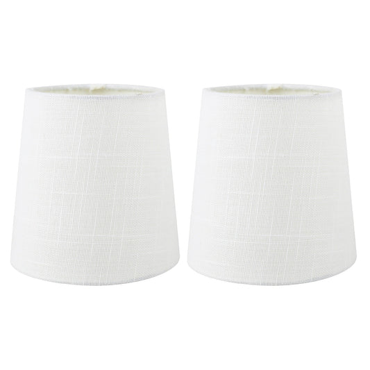 Abat-jour à pince en lin MERIVILLE pour lustre, 10 cm x 12,5 cm x 12,5 cm