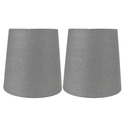 Abat-jour à pince en lin MERIVILLE pour lustre, 10 cm x 12,5 cm x 12,5 cm