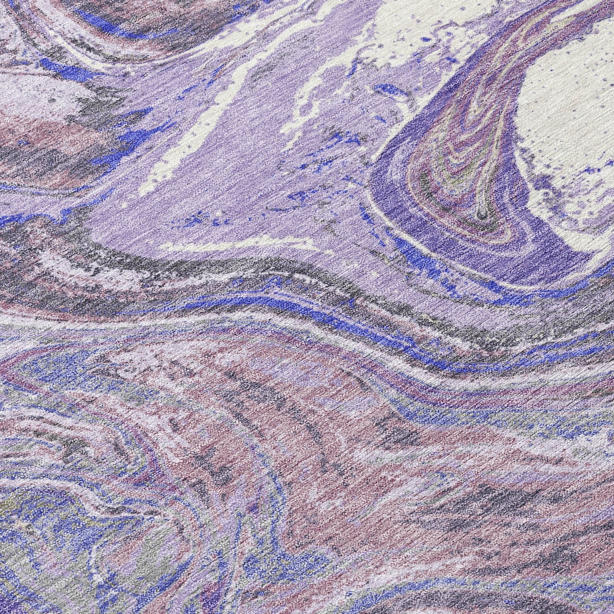 Tapis Chantille à motifs abstraits, lavable en machine, pour intérieur et extérieur