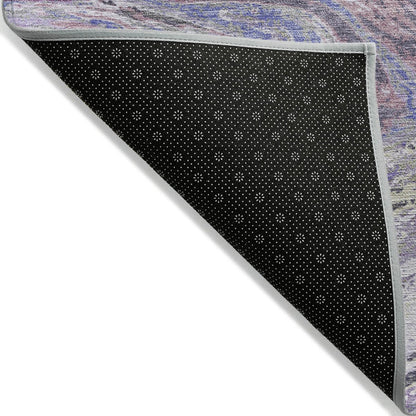 Tapis Chantille à motifs abstraits, lavable en machine, pour intérieur et extérieur