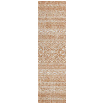 Tapis Chantille tribal bohème lavable en machine pour intérieur/extérieur