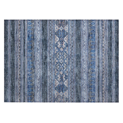 Tapis Chantille tribal bohème lavable en machine pour intérieur/extérieur