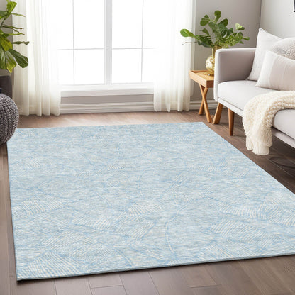 Tapis Chantille Tropical Palm lavable en machine pour intérieur/extérieur