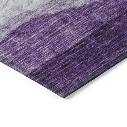 Tapis Chantille contemporain à vagues, lavable en machine, pour intérieur et extérieur
