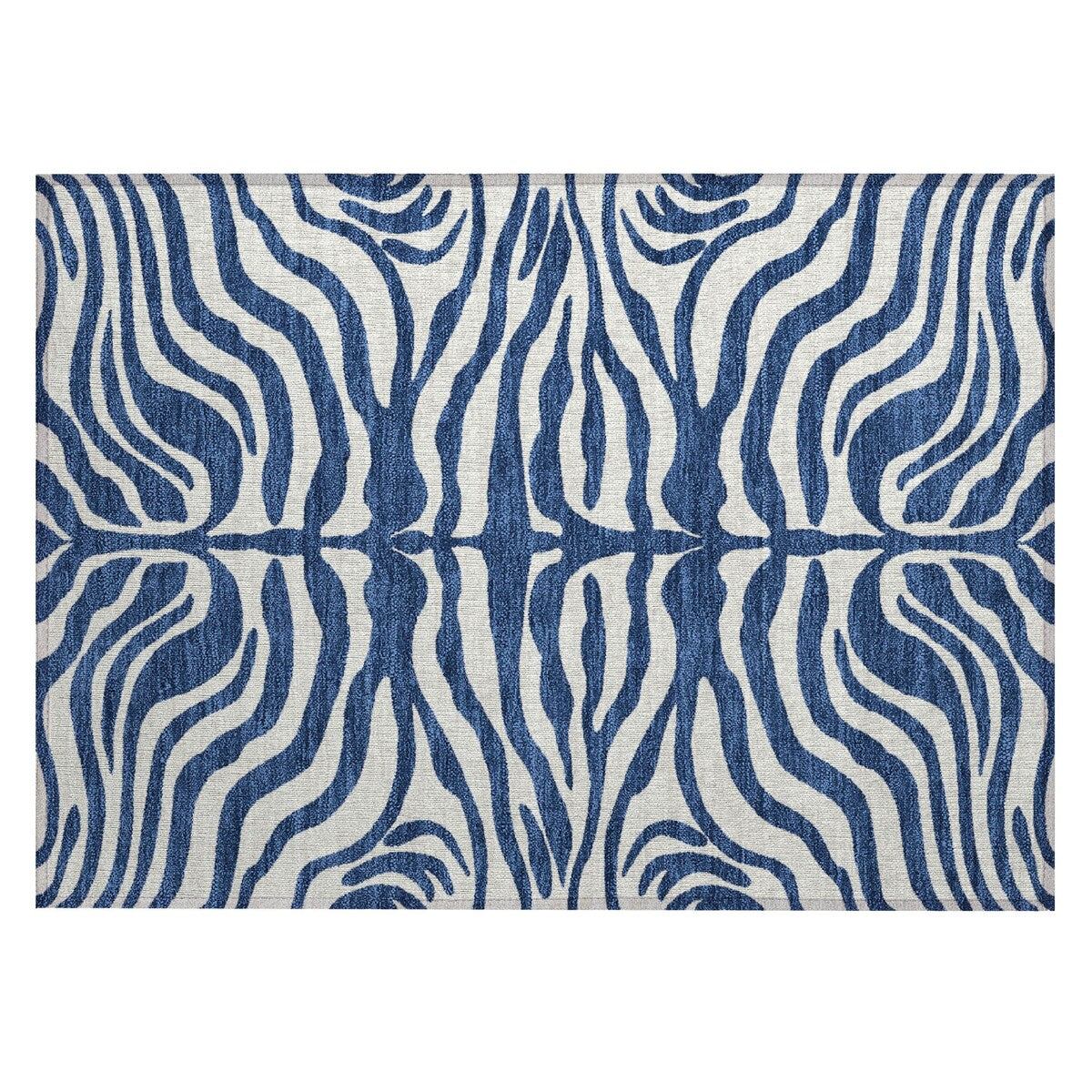 Tapis Chantille moderne à motif animal, lavable en machine, pour intérieur et extérieur