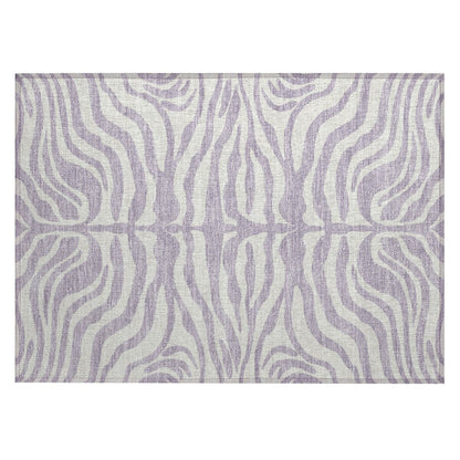 Tapis Chantille moderne à motif animal, lavable en machine, pour intérieur et extérieur
