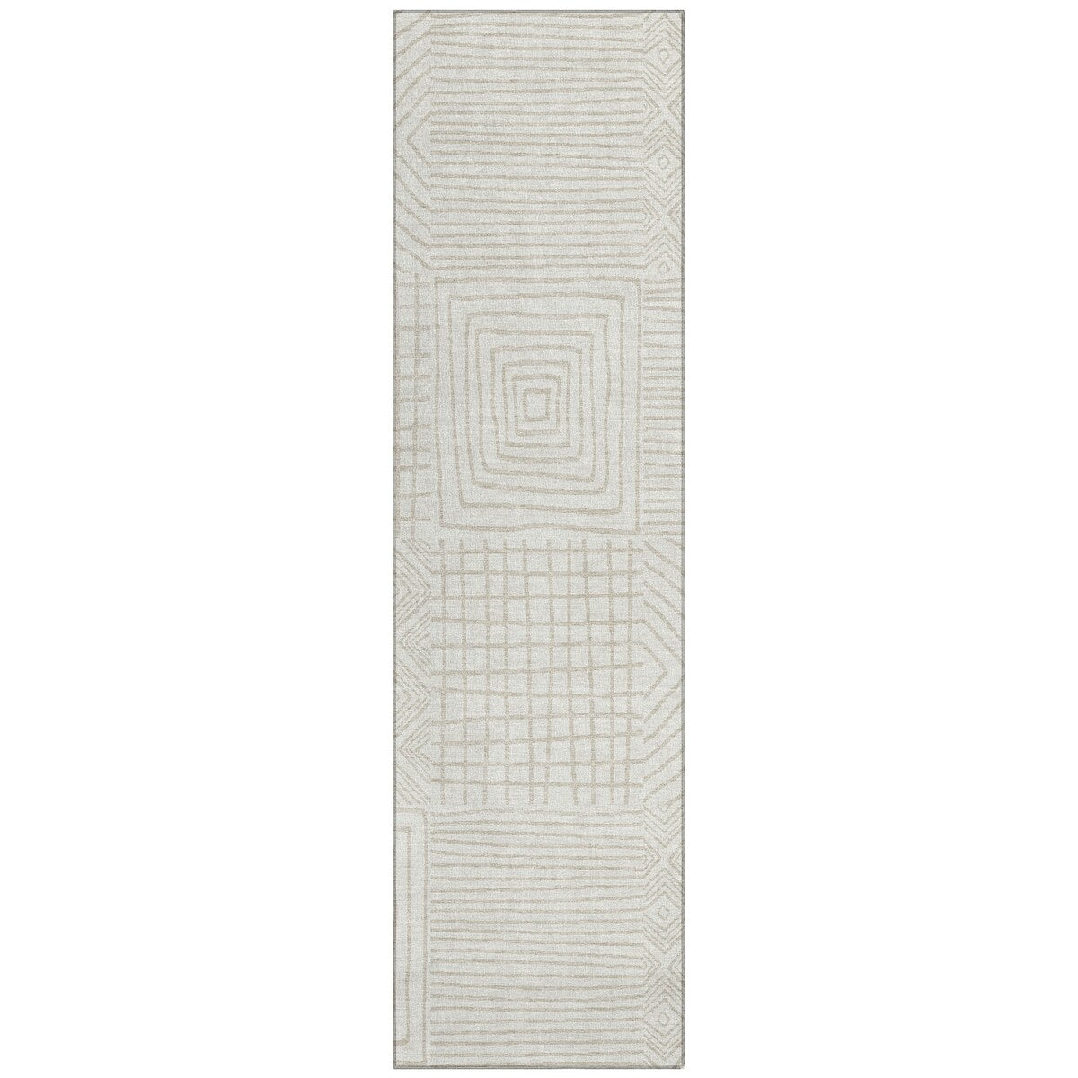 Tapis moderne en mosaïque Chantille lavable en machine pour intérieur/extérieur