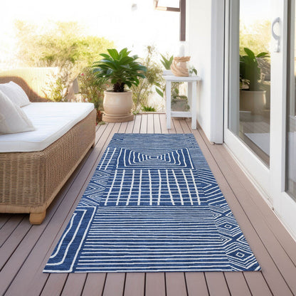 Tapis moderne en mosaïque Chantille lavable en machine pour intérieur/extérieur