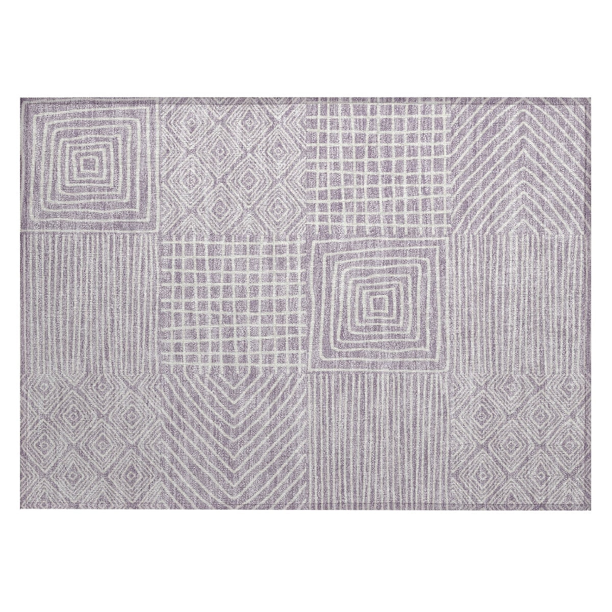 Tapis moderne en mosaïque Chantille lavable en machine pour intérieur/extérieur