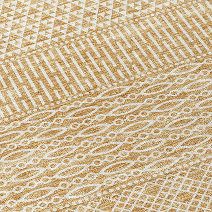 Tapis Chantille à rayures modernes, lavable en machine, pour intérieur et extérieur