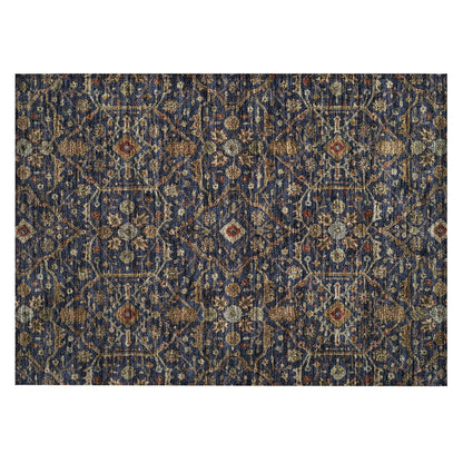 Tapis persan traditionnel en chantille lavable en machine pour intérieur/extérieur