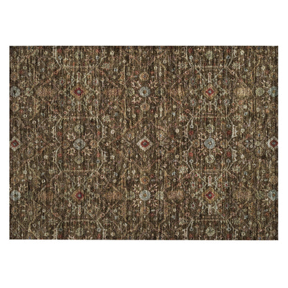 Tapis persan traditionnel en chantille lavable en machine pour intérieur/extérieur